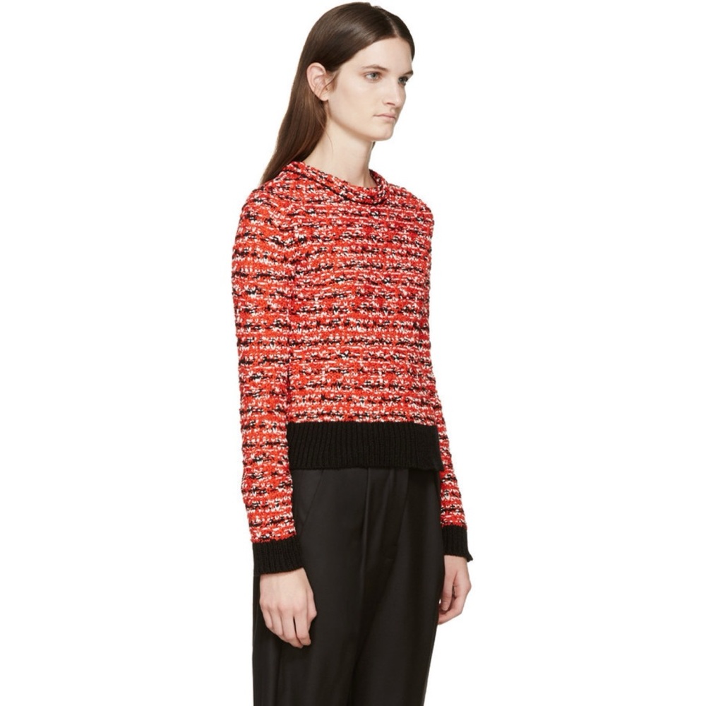 Rag & Bone Red Knit Viola Sweater